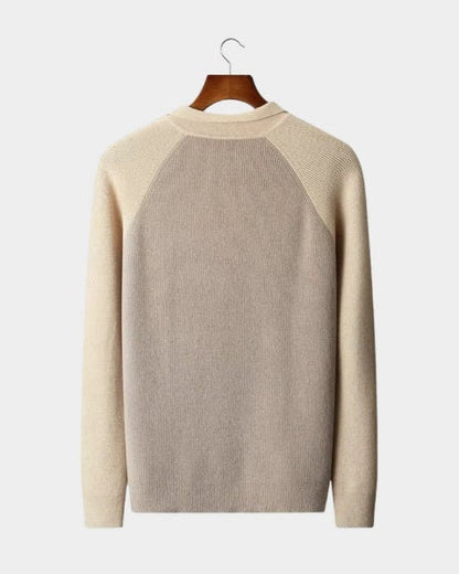 Polo Uomo in Lana Merino con Zip Sartoriale Nonchalance