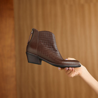 Teresa | Stivali Donna in Pelle Autentica con Plateau Discreto