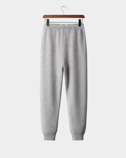 Jogger Uomo in Cashmere con Polsini