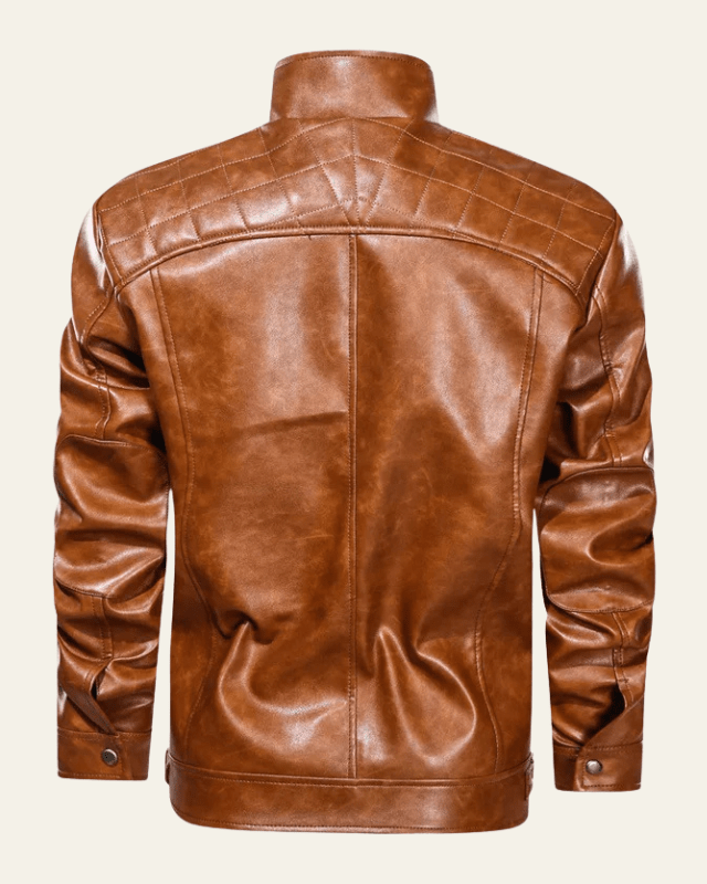 Giacca Uomo da Moto in Ecopelle