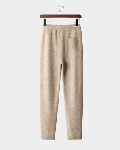 Pantaloni Uomo in Cashmere da Relax Morbidi Drappeggio Fluido