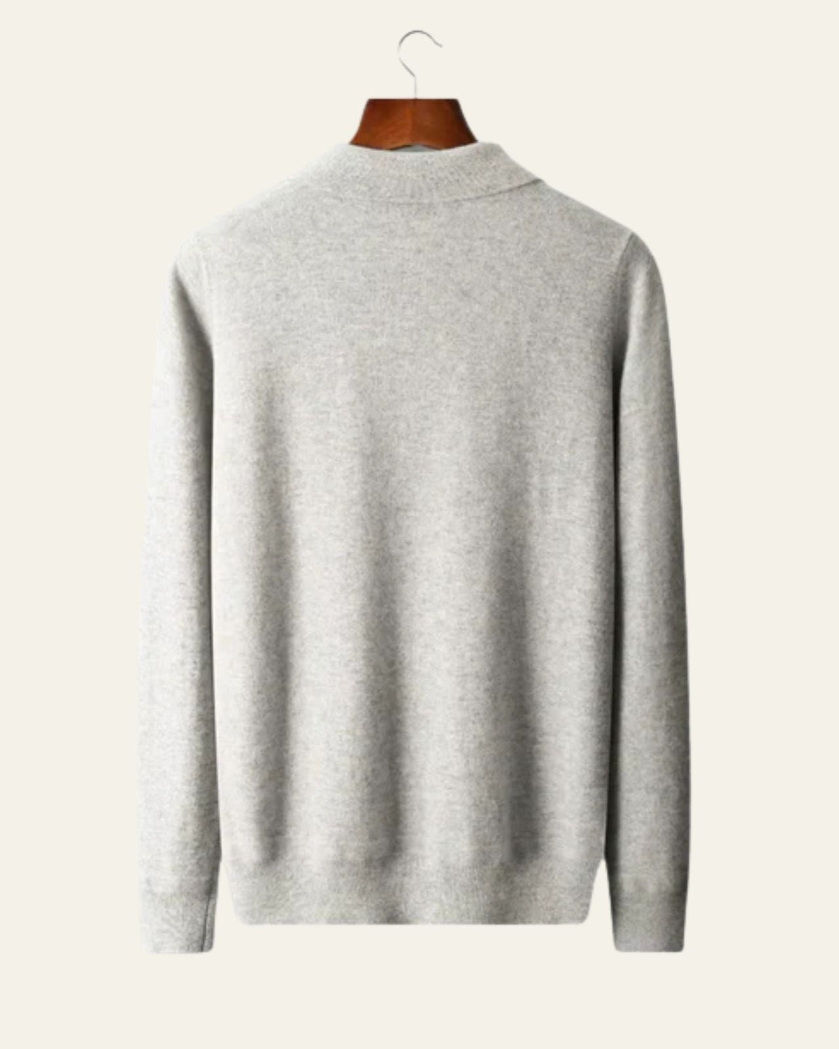 Polo Uomo in Lana Merino con Zip Morbida Eleganza Discreta