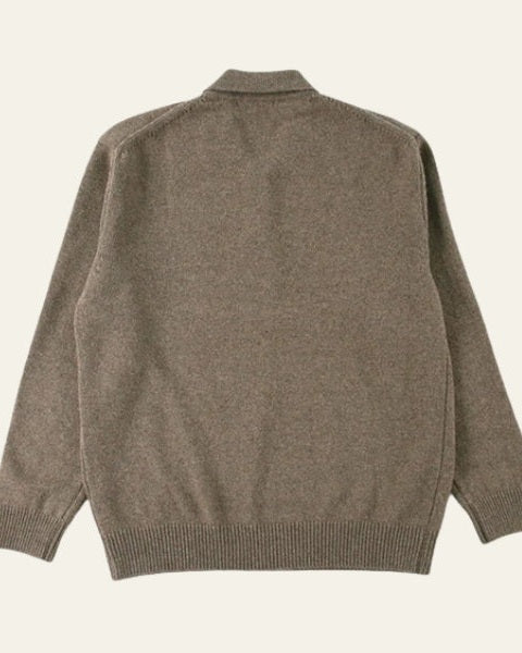 Maglione Polo Uomo in Maglia Morbida Colletto Comfort