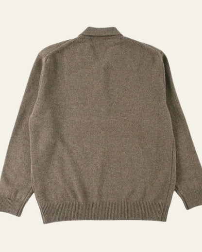 Maglione Polo Uomo in Maglia Morbida Colletto Comfort