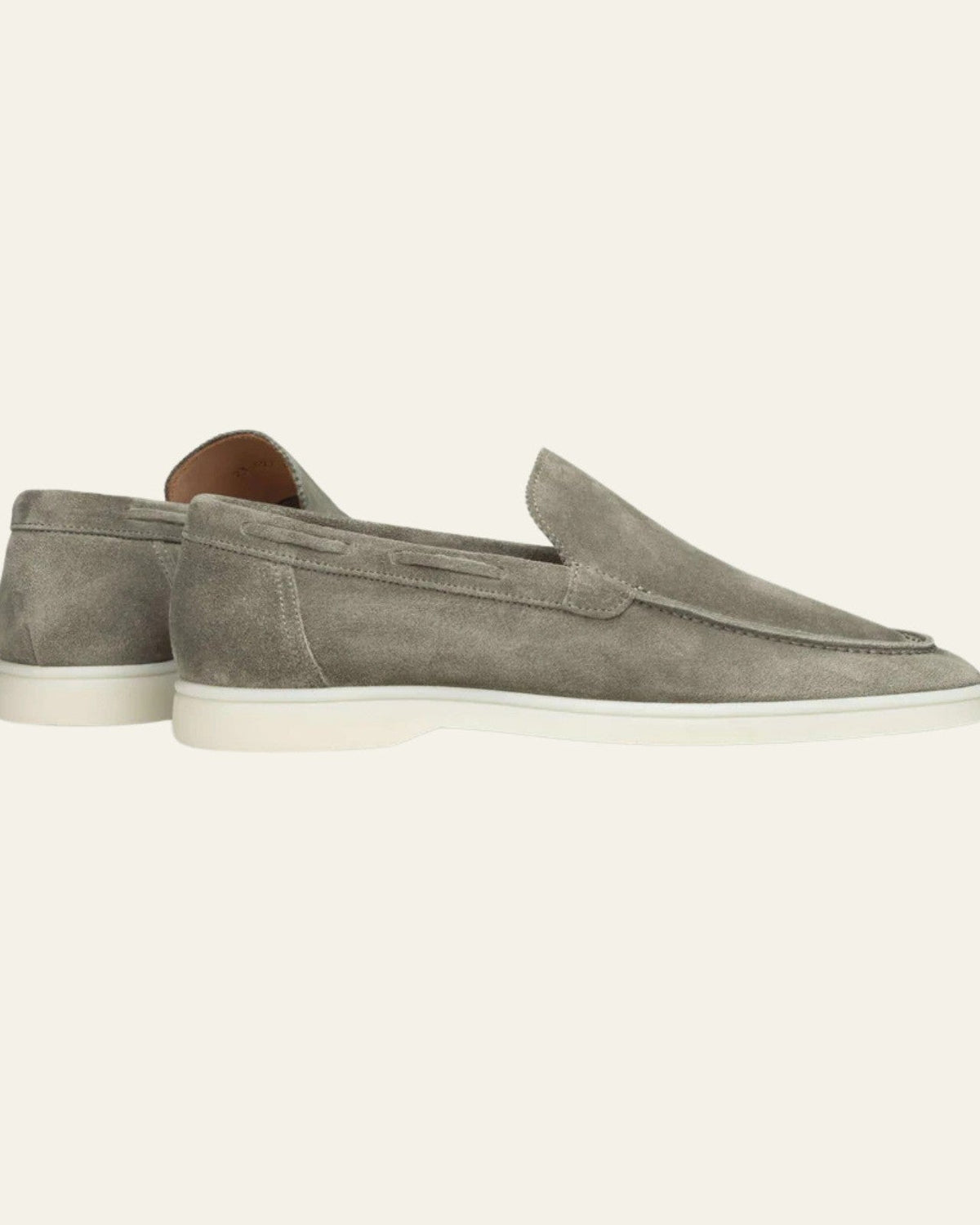 Mocassino Yacht Uomo in Camoscio Vegano Pistacchio Eleganza Riviera