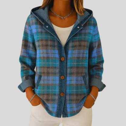 Hildred | Shacket Imbottito a Quadri