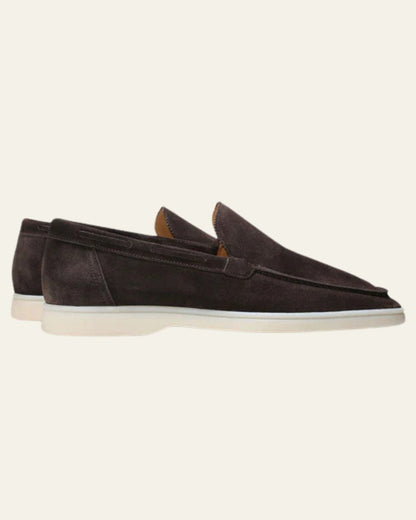 Mocassino Yacht Uomo in Suede Vegano Eleganza Informale Costiera