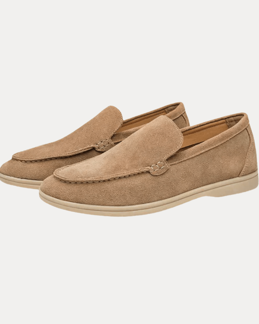 Mocassini Uomo Classici in Camoscio Morbido Slip-On Raffinati