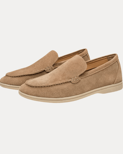 Mocassini Uomo Classici in Camoscio Morbido Slip-On Raffinati