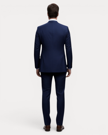 Abito Uomo Tre Pezzi Su Misura in Lana Stretch Formale