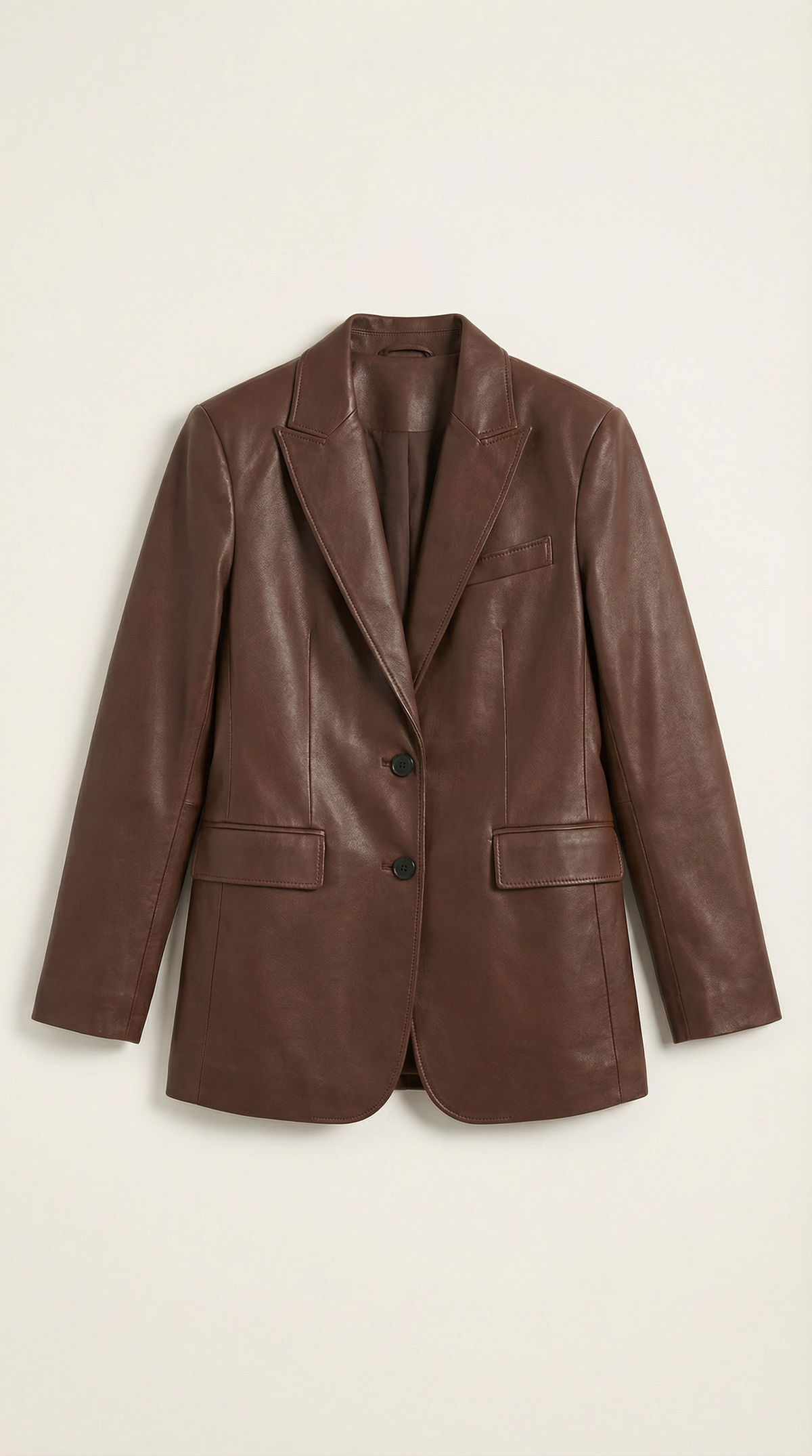 Blazer Donna Oversize in Ecopelle Lucida