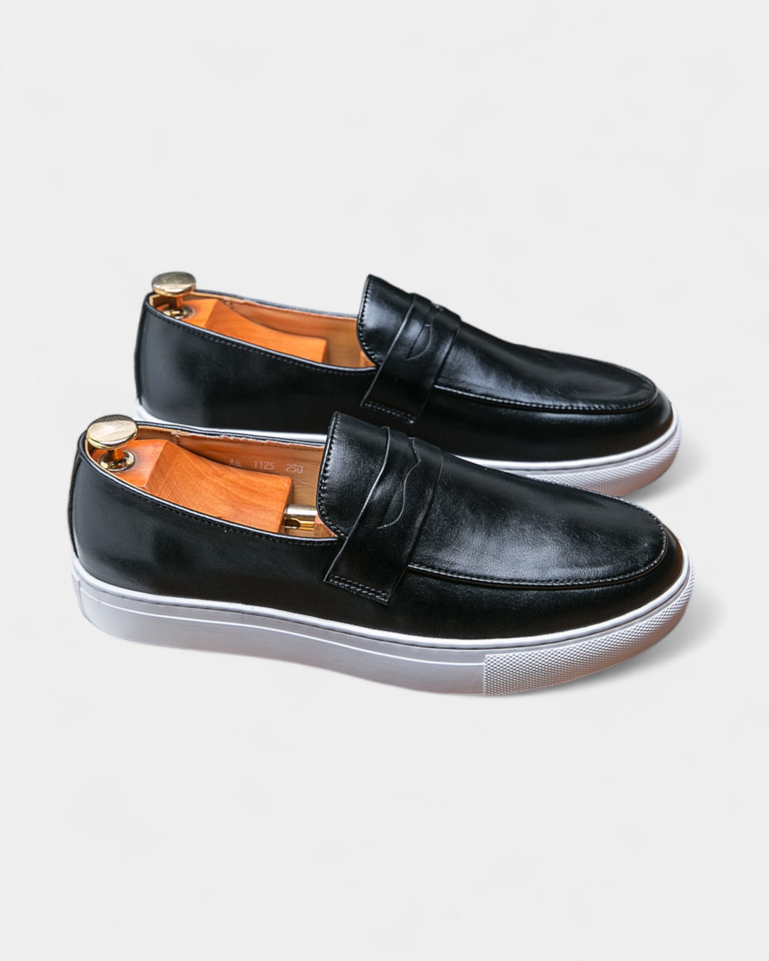 Mocassini Uomo in Pelle Slip-On Profilo Basso Fascetta