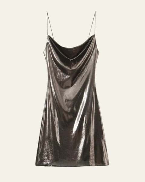 Abito Slip Donna Iridescente da Sera