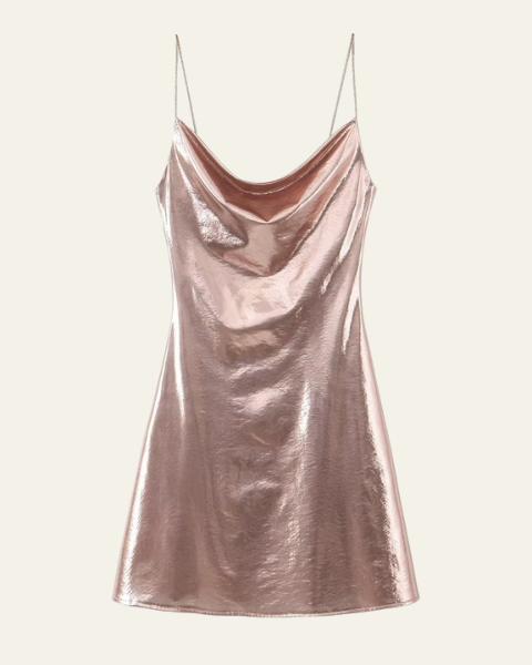 Abito Slip Donna Iridescente da Sera