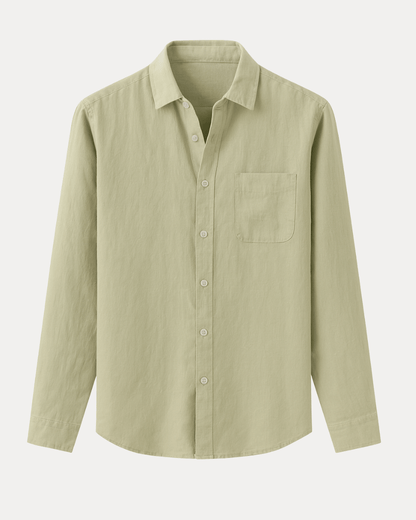Camicia Uomo Maniche Lunghe Leggera Traspirante Comoda