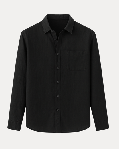 Camicia Uomo Maniche Lunghe Leggera Traspirante Comoda