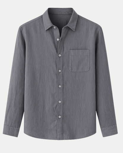 Camicia Uomo Maniche Lunghe Leggera Traspirante Comoda