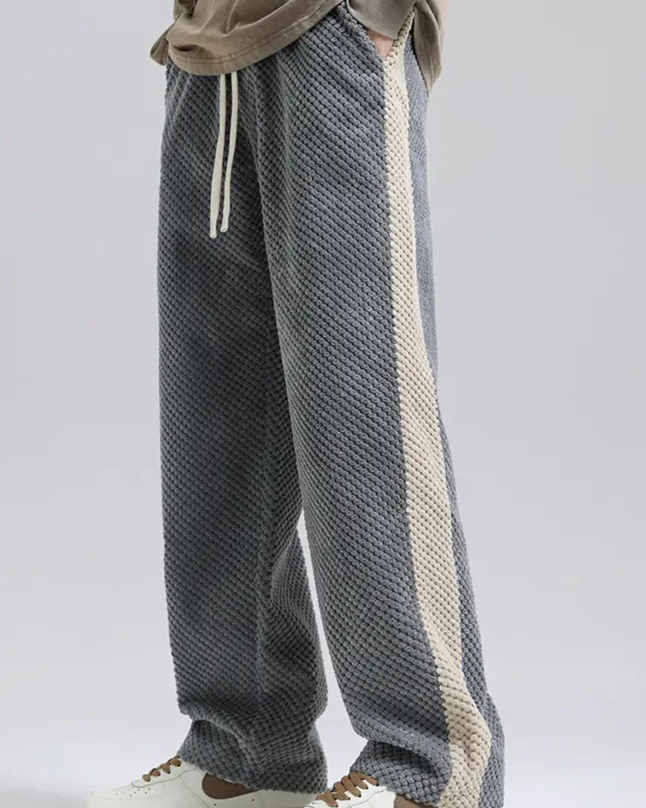 Jogger Uomo in Velluto a Coste Waffle
