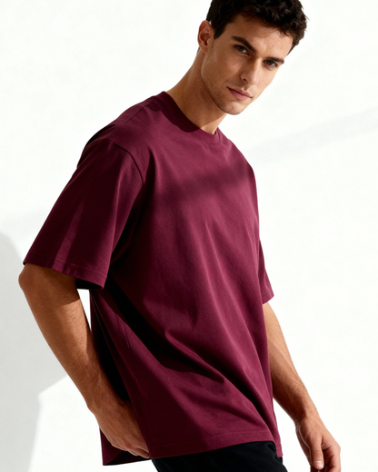 Maglietta Uomo in Cotone Pesante 100% Robusta Comoda