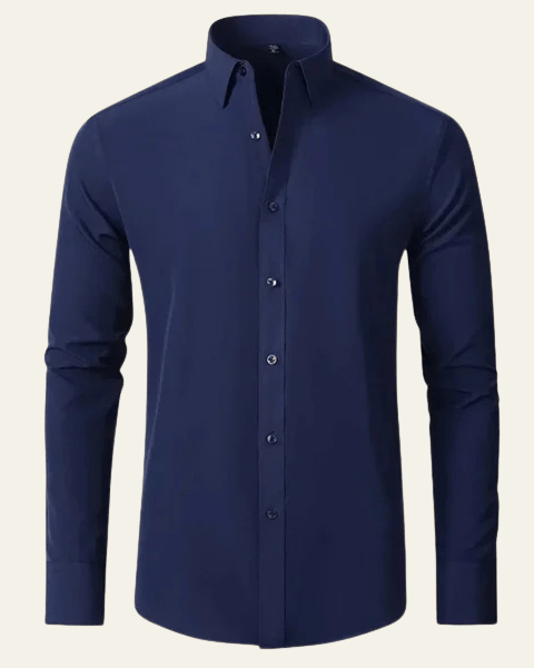 Camicia Uomo in Cotone Superficie Liscia Taglio Sartoriale