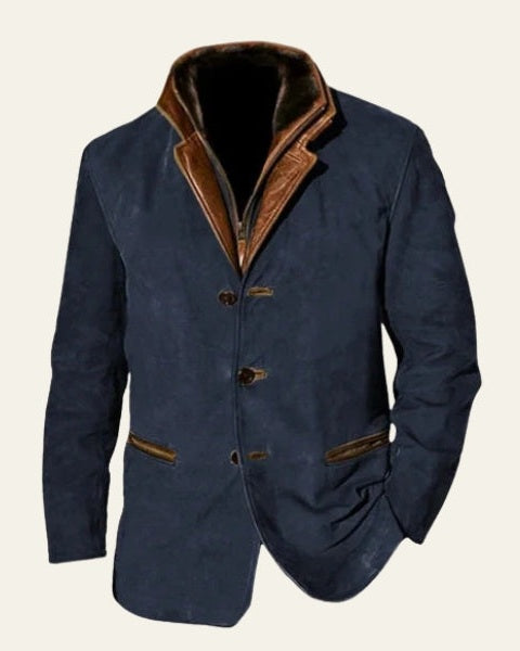 Blazer Uomo in Camoscio Vegano