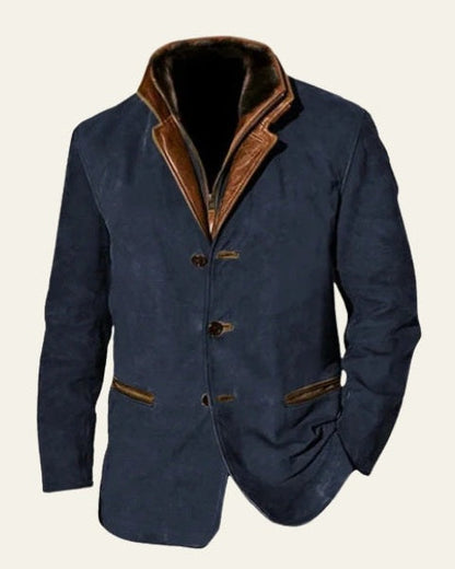 Blazer Uomo in Camoscio Vegano