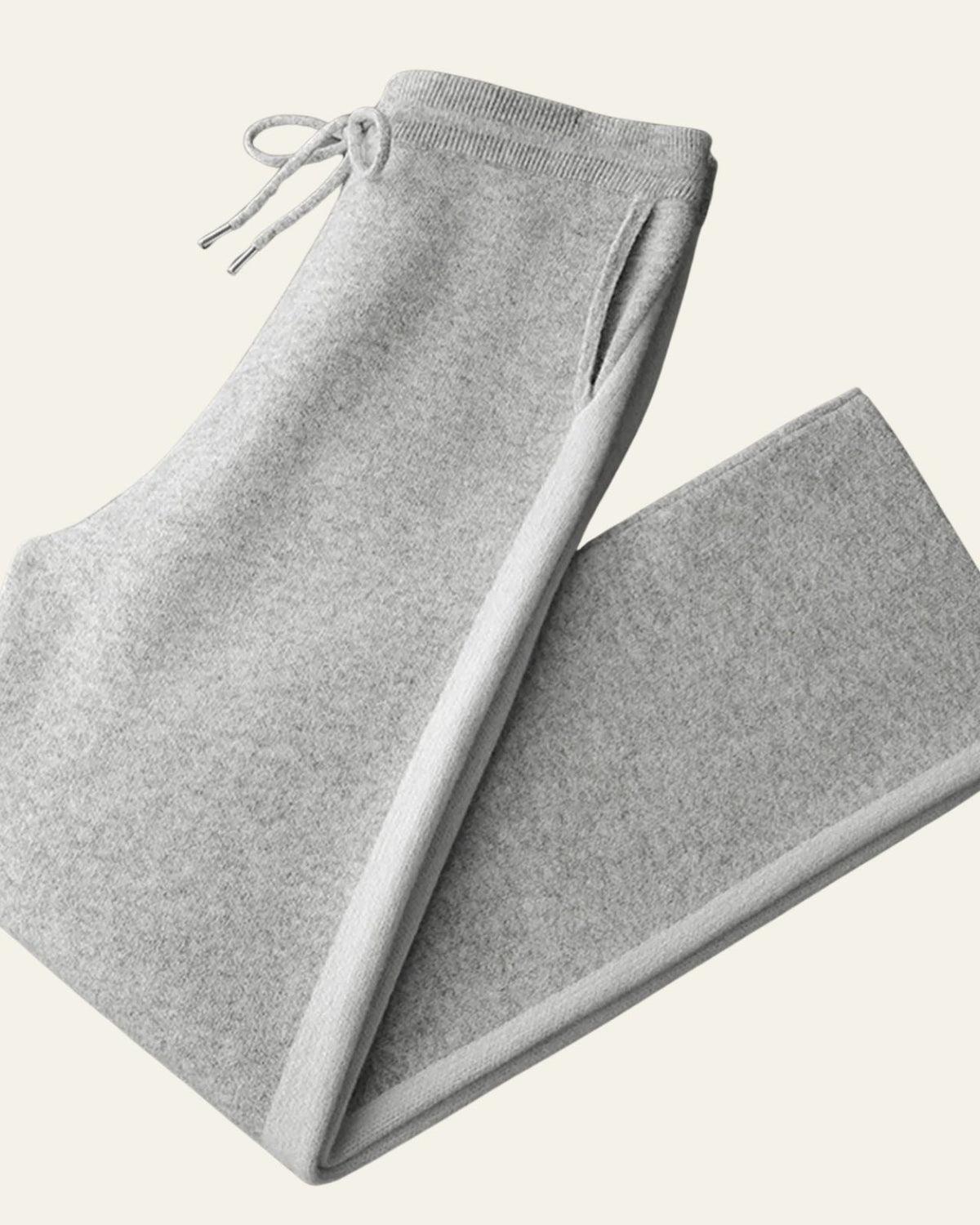 Pantaloni Uomo in Lana Merino a Righe Gamba Dritta Raffinati