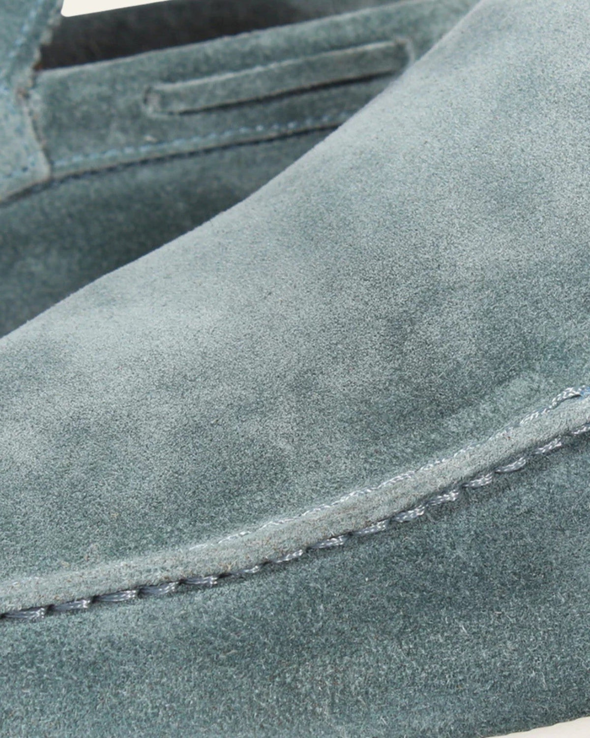 Mocassino Yacht Uomo in Suede Vegano Petrol Raffinatezza Discreta