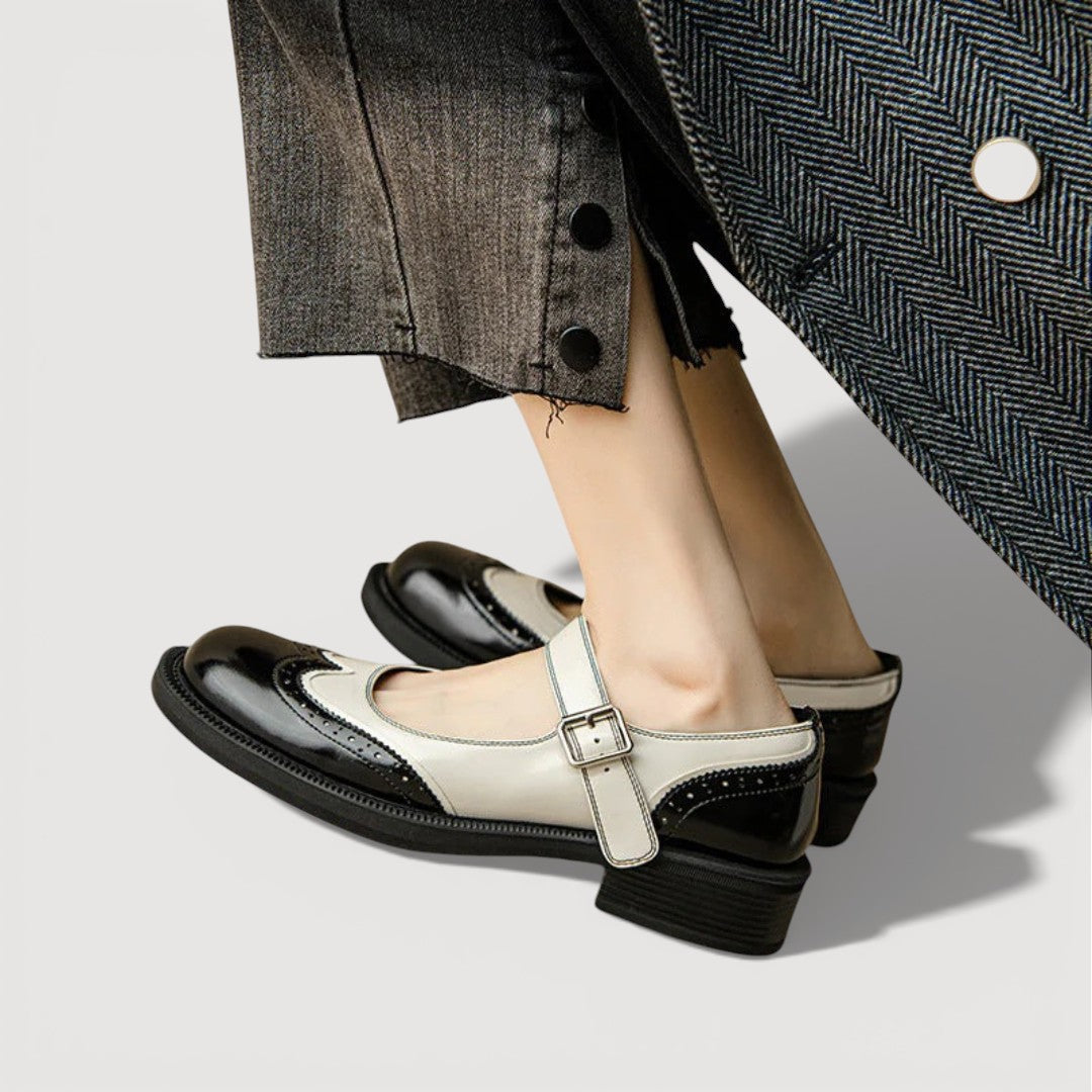 Scarpe Mary Jane Donna con Tacco Basso