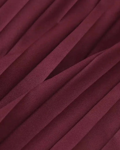 Abito Donna in Maglia Plissettata
