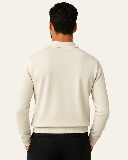 Polo Heritage Uomo in Maglia Morbida Resistente Calda