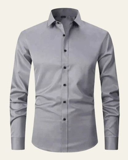 Camicia Uomo Elasticizzata Silhouette Asciutta Libertà