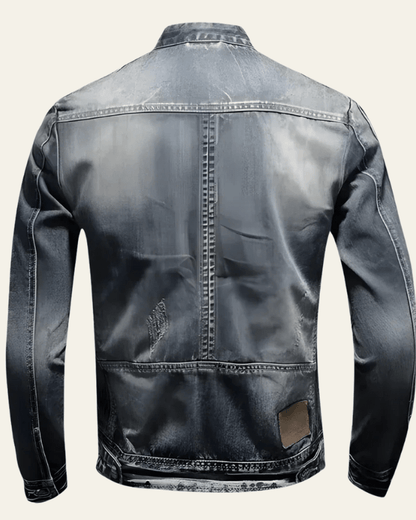 Giacca Uomo in Denim Lavato