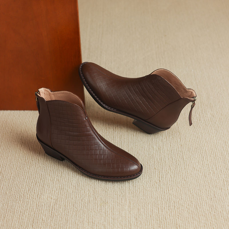 Teresa | Stivali Donna in Pelle Autentica con Plateau Discreto