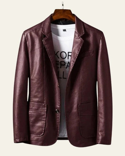 Blazer Uomo in Pelle Vegana
