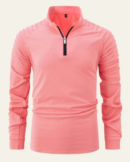 Maglione Uomo con Zip Frontale a Metà Comfort Versatile