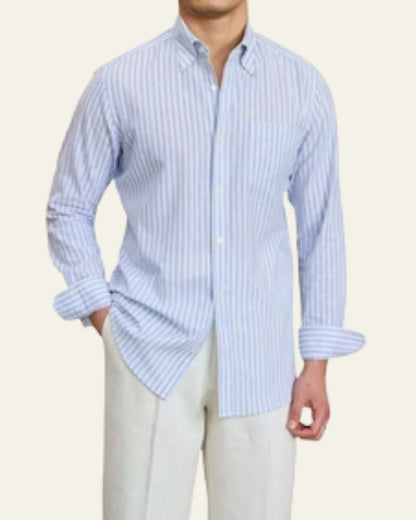 Camicia Uomo in Lino Taglio Costiero Fluida Estiva