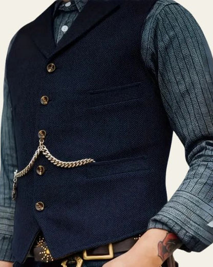 Gilet Uomo in Tweed