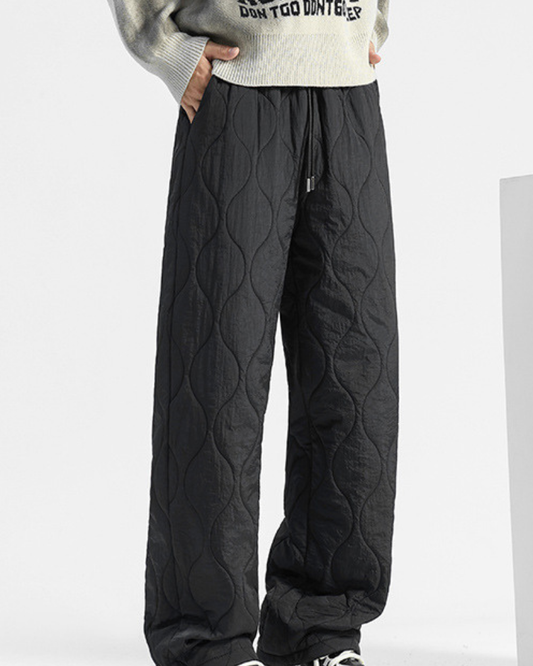 Pantaloni Uomo Trapuntati Termici Caldi Leggeri Invernali