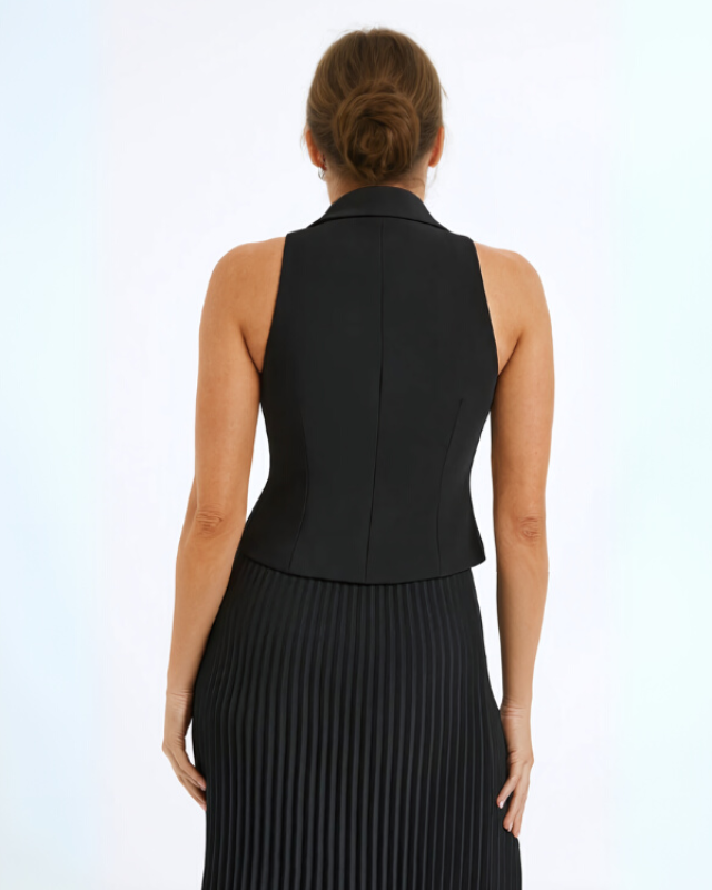 Gilet Donna in Cotone Sartoriale