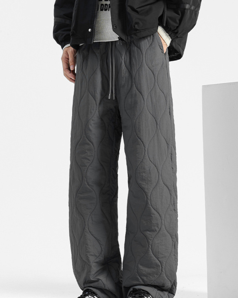 Pantaloni Uomo Termici Trapuntati Caldi Comfort Urbano