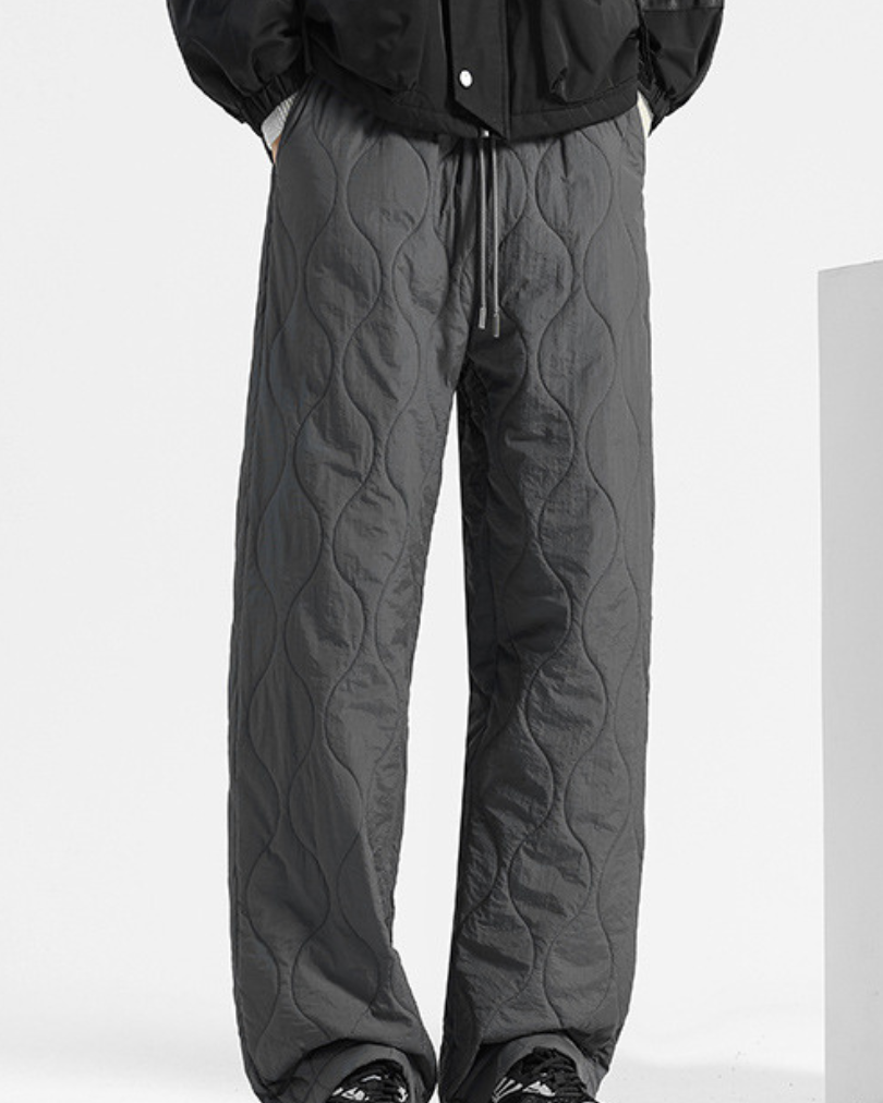Pantaloni Uomo Termici Trapuntati Caldi Comfort Urbano
