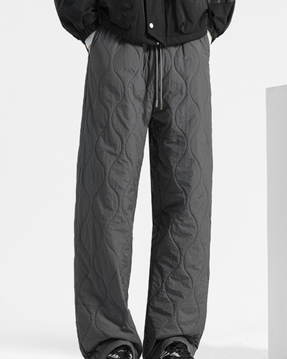 Pantaloni Uomo Termici Trapuntati Caldi Comfort Urbano