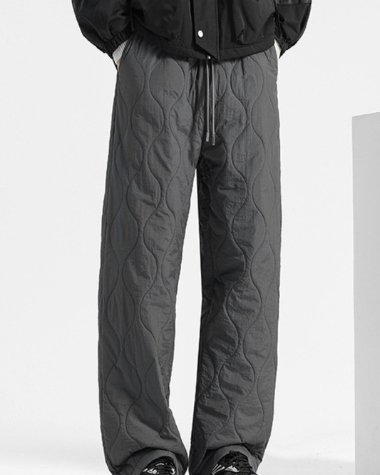 Pantaloni Uomo Termici Trapuntati Caldi Comfort Urbano