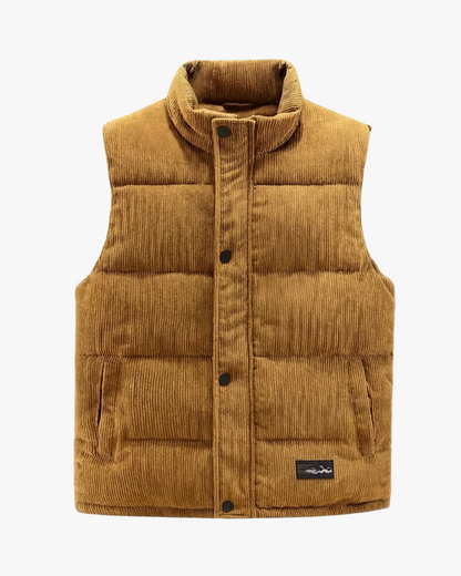 Gilet Uomo in Velluto a Coste Robusto