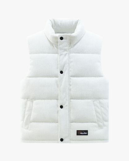 Gilet Uomo in Velluto a Coste Leggero
