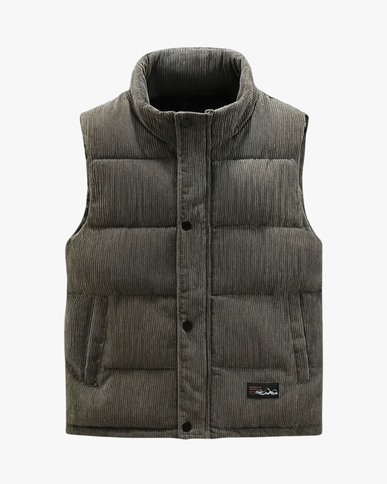 Gilet Uomo Trapuntato in Velluto a Coste