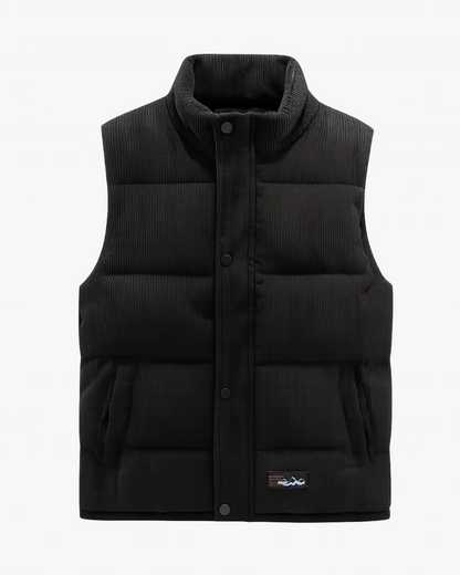 Gilet Uomo Imbottito in Velluto a Coste