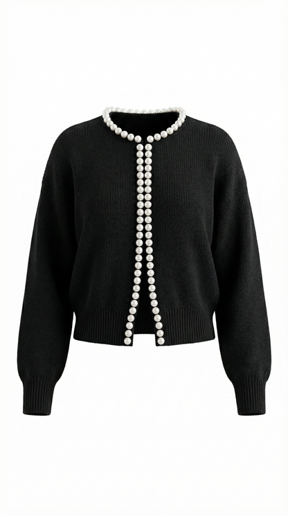 Cardigan Donna con Perle