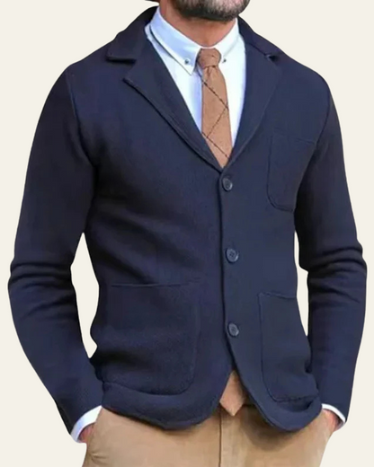 Blazer Uomo in Maglia Premium Slim Fit